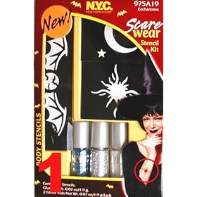 Glitter Body Stencils - Like Temporary Tatoos
