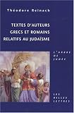 Textes d'auteurs grecs et romains relatifs au juda�sme