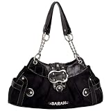Gigi Chantal Black Jacquard Handbag
