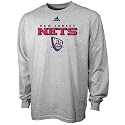 adidas New Jersey Nets Ash True Long Sleeve T-shirt