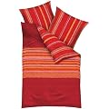 Kaeppel G-101955-02D1-VAMB Bettw�sche 2-teilig Urban 135 x 200 cm Biber, rot