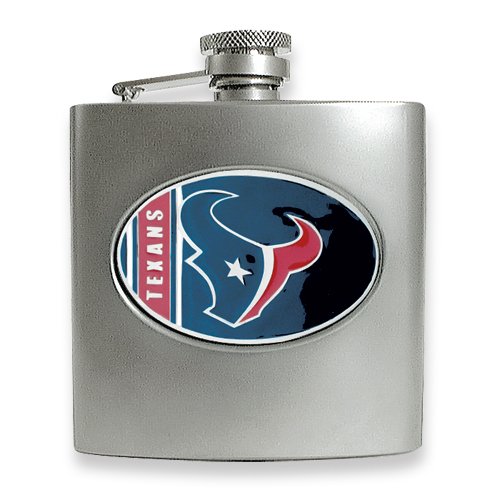 Houston Texans Stainless Steel Hip Flask