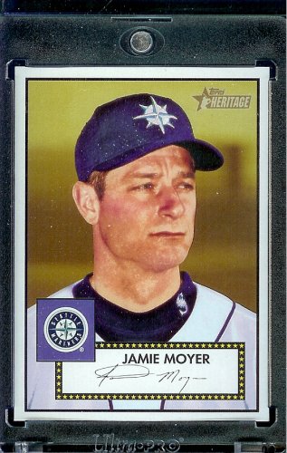 2001 Topps Heritage # 273 Jamie Moyer Seattle Mariners Baseball Card - Mint Condition - Shipped In Protective ScrewDown Case!