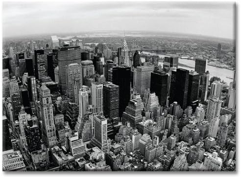 Midtown Manhattan Panorama - Set of 3 New York City Photo Souvenir Refrigerator Magnet