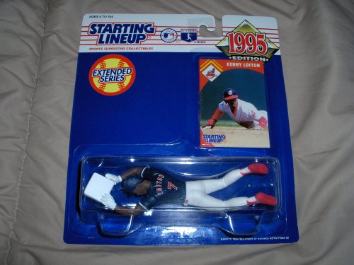 Childrens Toyshop  Toys : 1995 Kenny Lofton MLB Starting Lineup Extended Series Figure: Cleveland Indians