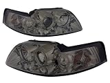 1999-2004 Ford Mustang SR Smoke Halo Projector Headlights