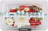 Irene's Garden Box O' Poinsettias - 12PK/Red & White