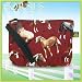 Running Horse Small Rubber Bandz Bag Pouch Holder -Great Small Holder Pouch for Silly Bandz with Wrist Strap
