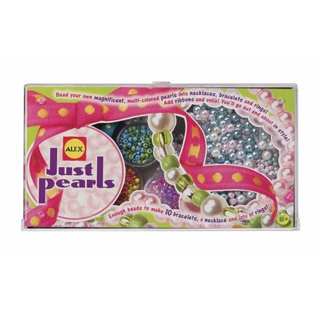 Childrens Toyshop  Toys : Alex Just Pearls Jewelry Making Kit