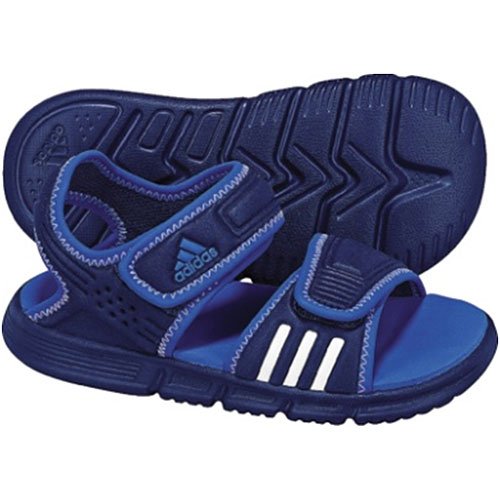 adidas Akwah 7 Sandal (Little Kid/Big Kid),New Navy/Running White/Fresh Blue,1 M US Little Kid-adidas for boys