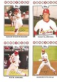 2008 Topps St. Louis Cardinals Complete Team Set (22 - Baseball Cards from both Series 1 & 2) Includes Albert Pujols, Rick Ankiel, Troy Glaus and more !