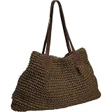 Straw Studios Double Handle Straw Shoulder