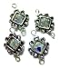 Image of Stainless Steel Ball Chain Connector Clasps - Fits 2.4mm (10) (part#: 2mmCONNECTOR Stain/St Conn For 2mm Bead)