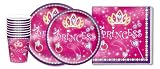 Girls Pink Princess Party Set - 113 Pc Set