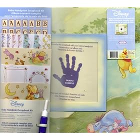 Disney Winnie the Pooh Baby Handprint Scrapbook Kit