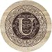 THIRSTYSTONE COASTER SET * MONOGRAMS * U