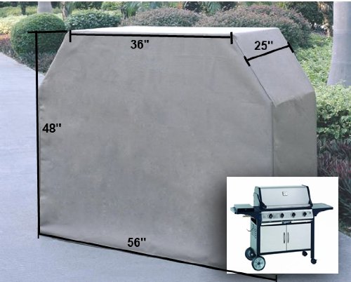 Heavy Gauge BBQ Grill Cover up to 56