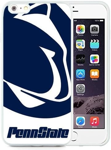 Customized Iphone 6 Plus Case with Ncaa Big Ten Conference Football Penn State Nittany Lions 1 Protective Cell Phone TPU Cover Case for Iphone 6 Plus Generation 5.5 Inch White in GUO Shop