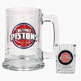 Review Great American Products  / Detroit Pistons Boilermaker Set (15 oz. Mug and 2 oz. Shot Glass)