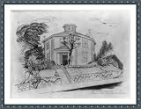 Historic Print (S): Old San Francisco, 1946. Octagonal house - Lough & Union Sts - built 1864