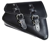 LaRosa Harley Sportster Black Leather Saddle Bag