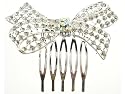 Couture Discount Haarrkamm, Schleife mit Strass, Kopfschmuck, Fascinator (HACC181)
