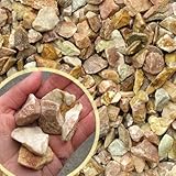 清家石材 砂利 30kg クリームイエロー 砕石砂利1-2cm