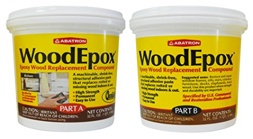 Abatron WoodEpox Epoxy Wood Replacement Compound, 2 Quart