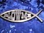 DARWIN FISH BLOW ME EVOLVE NOW EVOLUTION and SCIENCE HOME, OFFICE, CAR and TRUCK AUTOMOTIVE DECOR ACCENT BUMPER STICKER WALL DECAL EMBLEM