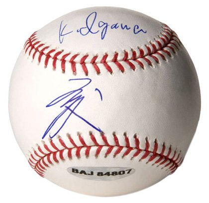 Kei Igawa Autographed Baseball Signed in Kanji (UDA)