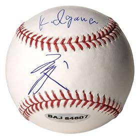 Kei Igawa Autographed Baseball Signed in Kanji (UDA)