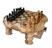 Olive Wood Chess Set - Round