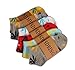 SDBING Women's Fuzzy Slipper Socks Soft Fluffy with Grippers Socks Winter Warm Non Slip Fleece Lined Socks (Black)