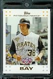 2007 Topps Opening Day #134 Jason Bay Pittsburgh Pirates - Mint Condition - Shipped in Protective Display Case !