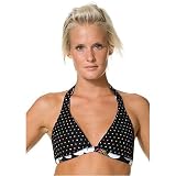 ROXY BEACH BREAK REVERSIBLE HALTER BLACK M