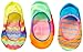 Jefferies Socks Girls 2-6X Silly Footie Socks 3 Pair Pack