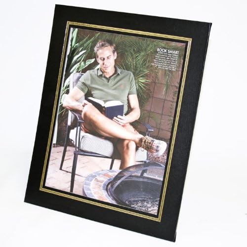 10-Pack Certificate Photo Frames 8-1/2 x 11" - Black