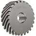 Boston Gear H1224L Plain Helical Gear, 45 Degree Helix, 14.5 Degree Pressure Angle, 0.625 Bore, 12 Pitch, 24 Teeth, Steel, LH