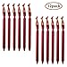 Pack of 12, 7075 Aluminum Outdoors Tent Stakes Pegs