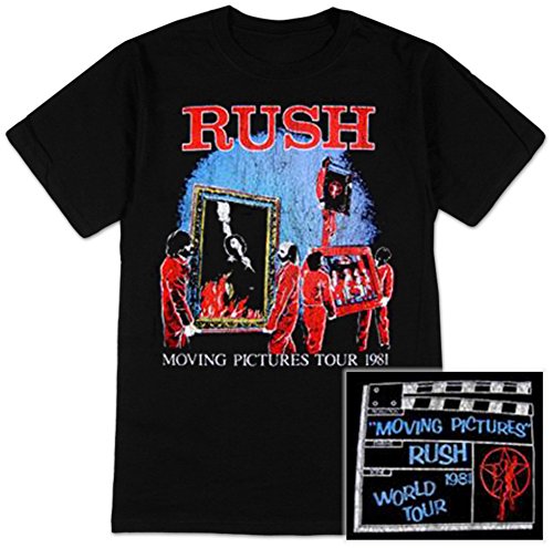 Rush Moving Pictures Men's T-Shirt, Black, Small