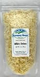 Harmony House Foods Dried White Onions, chopped (3 oz, ZIP Pouch) for Cooking, Camping, Emergency Supply, and More