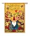 Welcome Gnome Silk Reflections Garden Size Flag