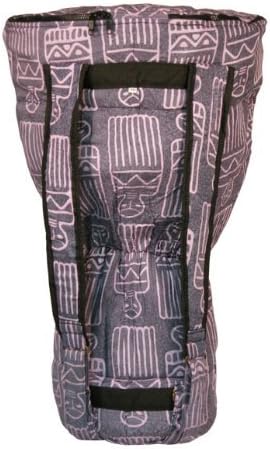 Purple Motif Djembe Bag, L: 20" x 12"