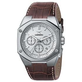 Men's Carrera� Sprint Chronograph Watch Brown Leather Strap