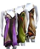 YoYo5 Women's Printed Dress with Metal Straps