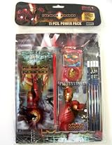 Marvel Heroes Stationery Supplies Set - Iron Man 11pcs School Supplies Value Pack
