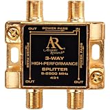 Acoustic Research PR431 High Performance 2.5 GHZ, 3-way splitter