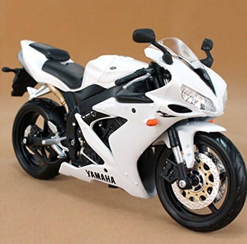 Yamaha YZF R1 Maisto 1:12 Alloy motorcycle model toy car Great Satan 696 locomotive Original Racing Limited Collection (WHITE)