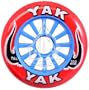 YAK Pro Model Wheel 100mm Red/Blue