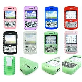 Click here to buy Kroo Silicone Protective Carrying Case For Blackberry Curve 8300 with Clip (red, blue, pink, green,... by Kroo.
